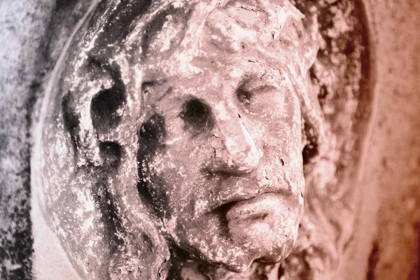 Fragment of antique statue Jesus Christ as a symbol of love, fai — Stock Photo, Image