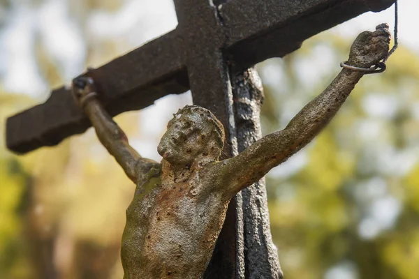 Страдания Иисуса Христа (фрагментарная религия статуй ) — стоковое фото
