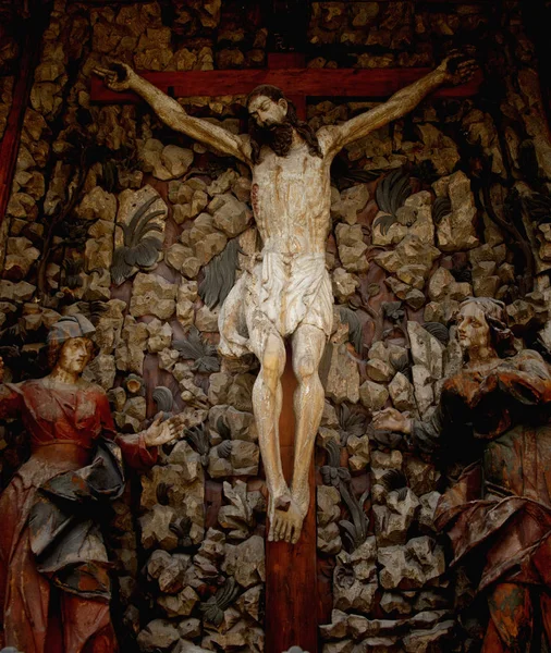 Crocifissione Gesù Cristo Come Simbolo Risurrezione Immortalità Dell Anima Umana — Foto Stock