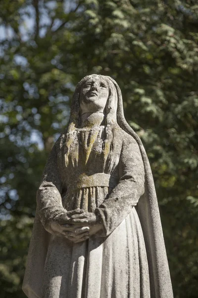 Statua Della Vergine Maria Come Simbolo Amore Gentilezza — Foto Stock