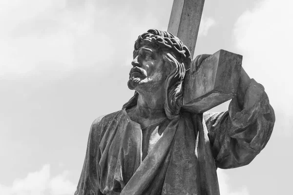 Crocifissione Gesù Cristo Come Simbolo Risurrezione Immortalità Dell Anima Umana — Foto Stock