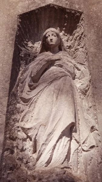 Statue Vierge Marie Comme Symbole Amour Bonté — Photo