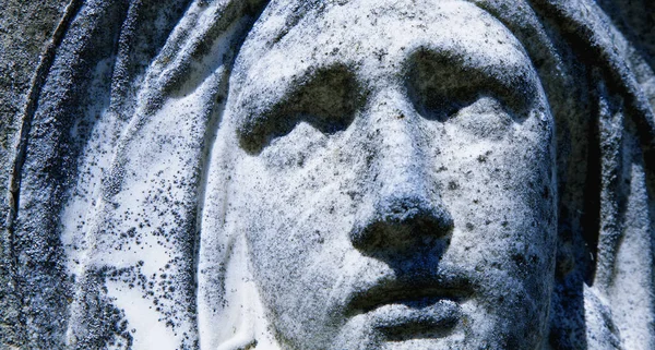 Fragmento Antiga Estátua Maria Madalena Orando Religião Santo Conceito Pecado — Fotografia de Stock