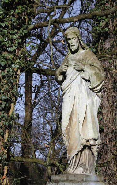 Dettaglio Scultura Gesù Cristo — Foto Stock