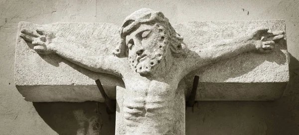 하나님의 사랑의 상징으로 그리스도의 십자가 — 스톡 사진