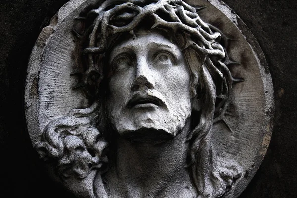 Jesus Kristus Törnekrona Fragment Staty — Stockfoto