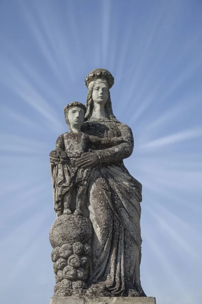 영원한 하나님 그리스도와 마리아의 — 스톡 사진