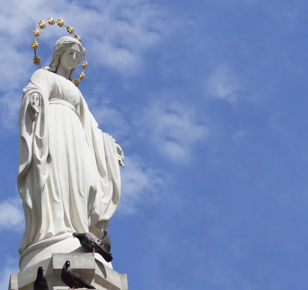 Estátua Virgem Maria Como Símbolo Amor Bondade — Fotografia de Stock