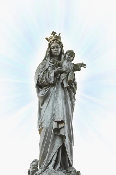 Estatua Virgen María Jesucristo Como Símbolo Amor Bondad —  Fotos de Stock