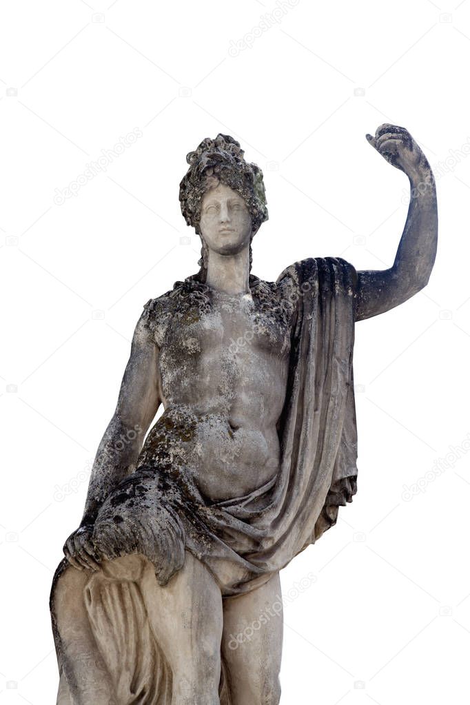 Antique statue of Amphitrite (Greek mythology). She was a sea go