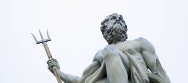 Deniz ve okyanus tanrısı Neptün (Poseidon) Anci