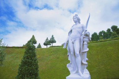 Işık, müzik ve uyum tanrısı Apollo 'nun antik heykeli. Öyle. 