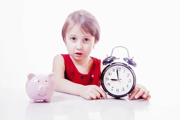 Enseñar el espíritu empresarial a los niños concepto. Retrato de humor —  Fotos de Stock