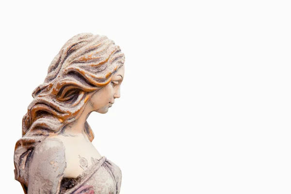 Олимпийская Богиня Любви Красоты Античной Мифологии Афродита Венера Белом Фоне — стоковое фото