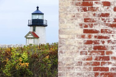 Fener, ünlü turistik ve Landmark Nantucket Adası Brant gelin