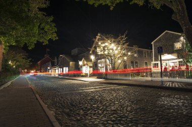 Main Street, ünlü turistik ve Landmark Nantucket Adası
