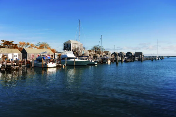 Port Coucher de soleil Nantucket Island — Photo