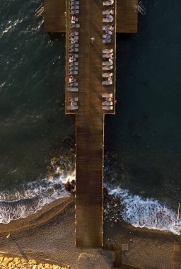 Luxury Resort Sunrise, sabahın erken saatlerinde sahil aktivitesi