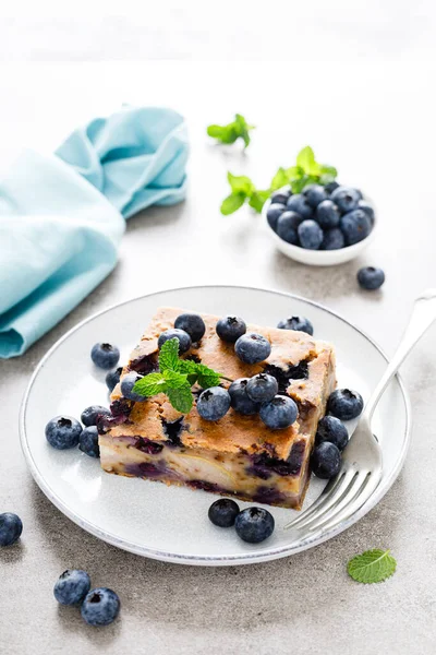 Blueberry Pear Pie Fresh Berries — Stock Photo, Image