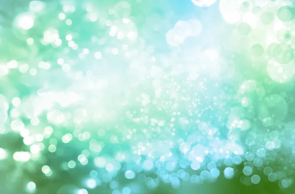 Círculos Bokeh Fondo Verde Azul — Foto de Stock