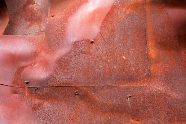 Rusty Zkorodované Ocelové Textury Pozadí — Stock fotografie