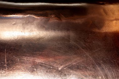 Çizik doku arka plan yakın çekim kaplama bakır