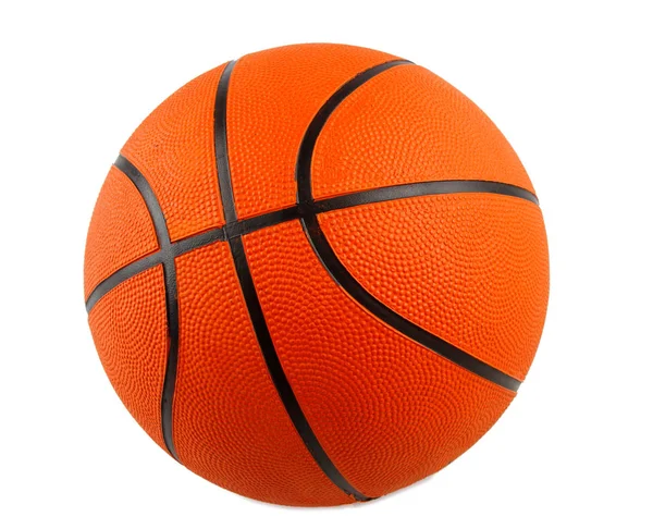 One Basketball Plain Background — Stock Photo, Image