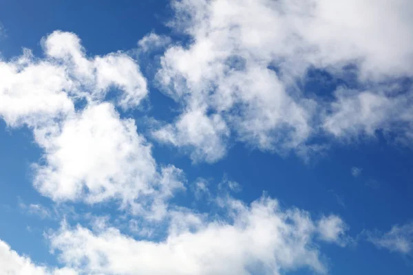 Fluffy White Clouds Blue Sky — Stock Photo, Image