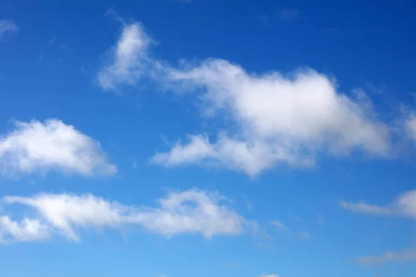 Fluffy White Clouds Blue Sky — Stock Photo, Image