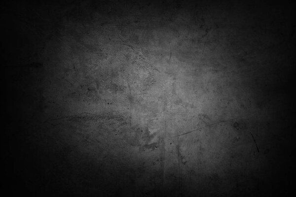 Grey concrete wall. Dark edges