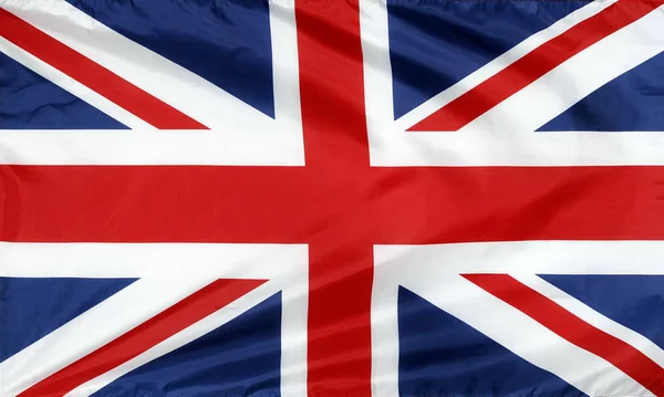 Closeup Union Jack Flag — Stock Photo, Image