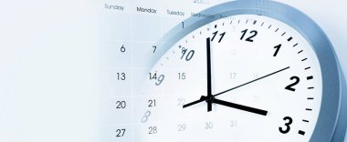 Saat yüzü ve takvim bileşimi