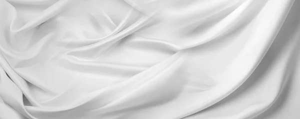 Portre Sakinleştirmek Beyaz Ipek Kumaş — Stok fotoğraf