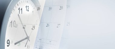 Saat yüzü ve takvim bileşimi