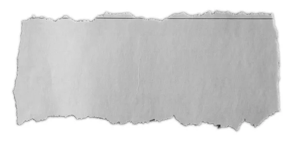 Piece Torn Paper Plain Background — Stock Photo, Image