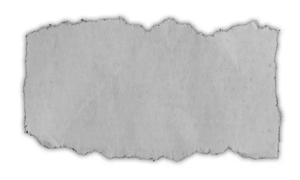 Piece Torn Paper Plain Background — Stock Photo, Image