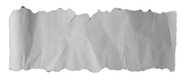 Egy Darab Letépett Papír Egyszerű Háttérrel — Stock Fotó