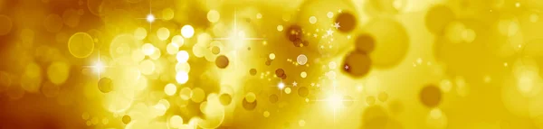 Stars and circles yellow abstract background