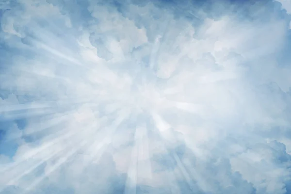 างส องแสงในเมฆ — ภาพถ่ายสต็อก