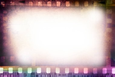 Film negatif kareler arka plan. Boşluğu kopyala