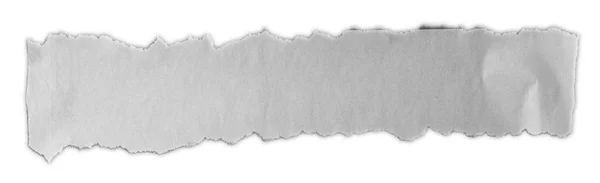 Piece Torn Paper Isolated Plain Background — Stock Photo, Image