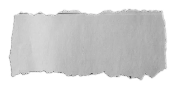 Kartce Papieru Rozdarty Białym Tle Tle Zwykłego — Zdjęcie stockowe