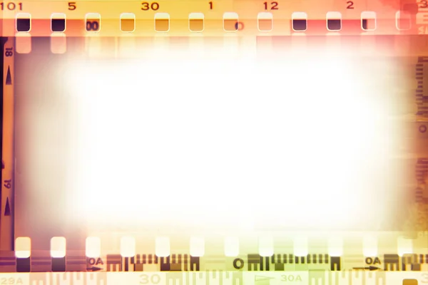 Film Negative Frames Background Copy Space — Stock Photo, Image