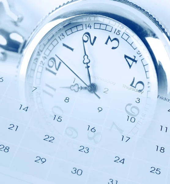 Watch Calendar Page Numbers — Stock Photo, Image