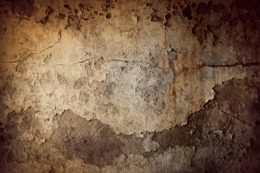 Grunge kahverengi dokulu arka plan closeup