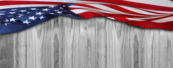 American Flag Wooden Boards — Stock Photo, Image