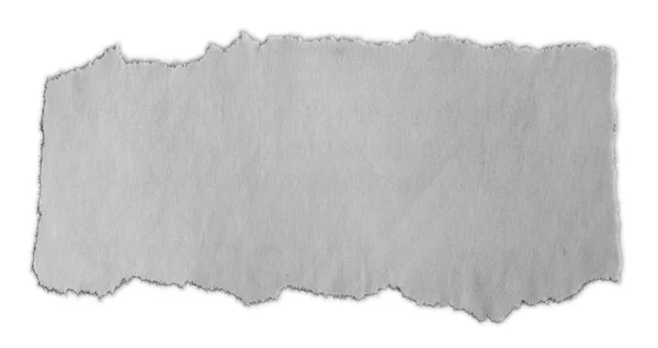Кусок Рваной Бумаги Изолирован Обычном Фоне — стоковое фото