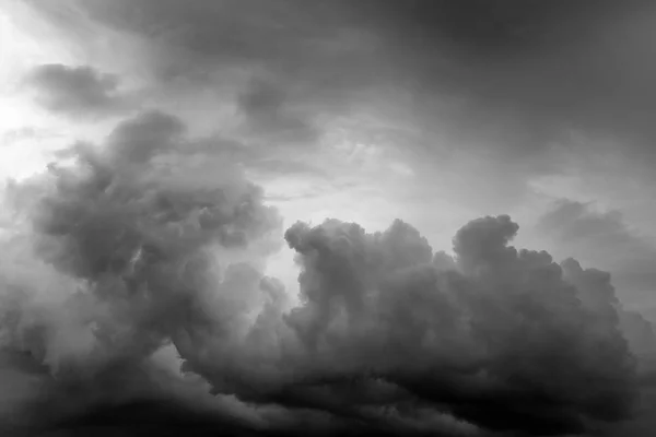 Graue Gewitterwolken Himmel — Stockfoto