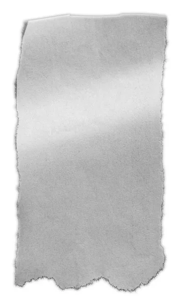 Kartce Papieru Rozdarty Białym Tle Tle Zwykłego — Zdjęcie stockowe