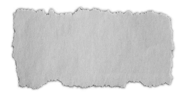Roztrhaný Papír Izolované Jednoduché Pozadí — Stock fotografie